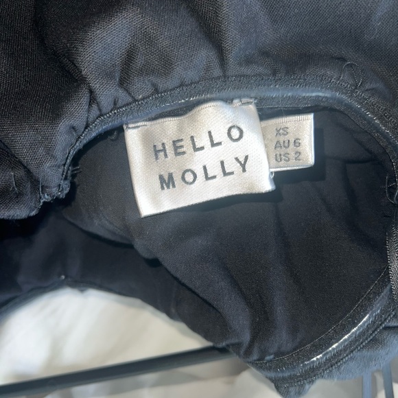 Hello Molly- Black Strapless Romper - Picture 3 of 4